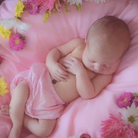 Jacksonville NC Newborn photography - Baby Plums by SugarplumphotographyLLC